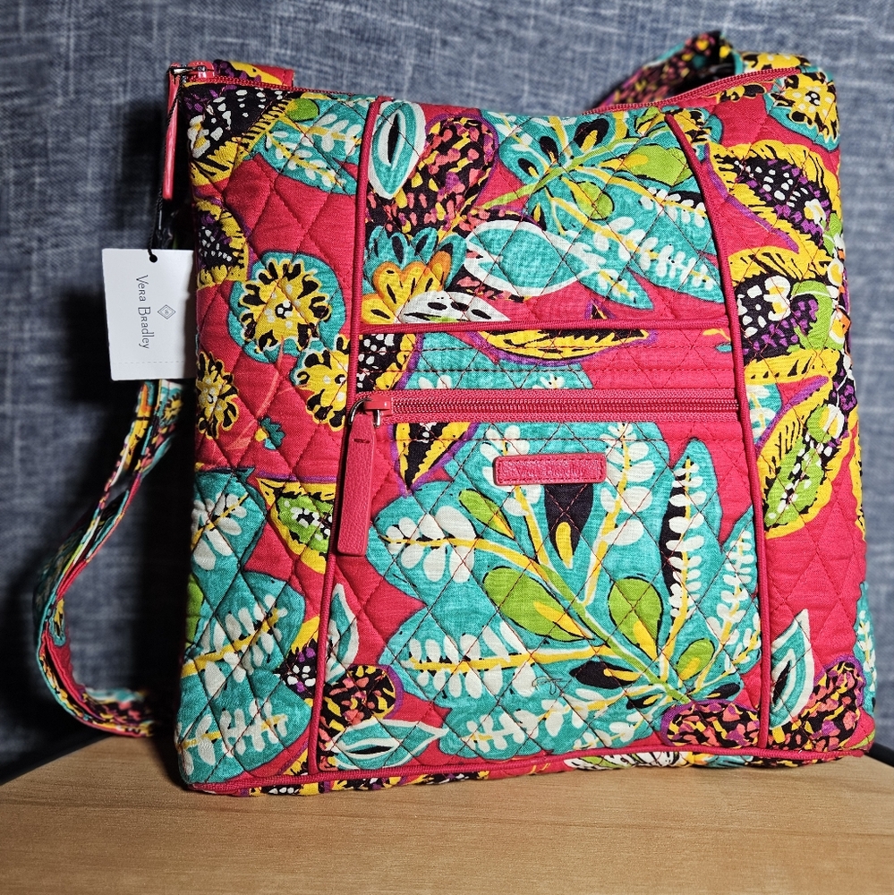 Vera Bradley Hipster Rumba Red Tropical Floral